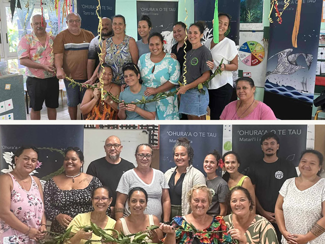 ‘Ohura’a o te tau enters schools in Moorea